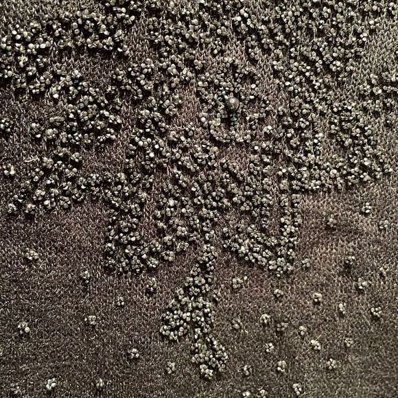 Amazing Beadwork Vintage Sweater with Buttoned Back - Picture 4 of 6